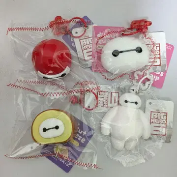 4종 세트 베이맥스 디즈니 다이컷 스퀴즈