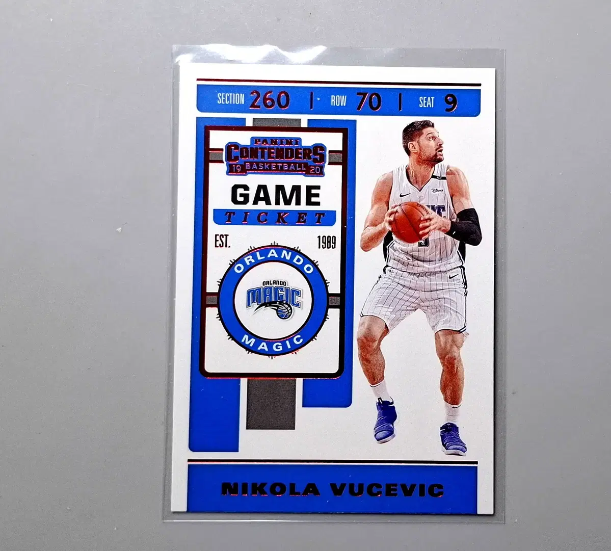 NBA 니콜라 부세비치 레드 파니니 컨텐더스 카드