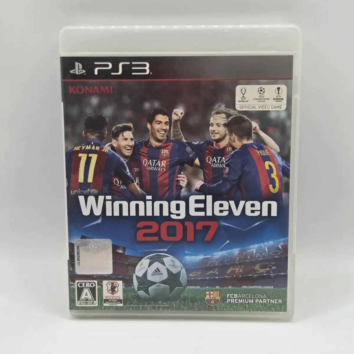 PS3 (일판) 월드 사커 위닝 일레븐 2017 일본판 플스 플3 플스3 중고 타이틀 게임 (A2010)
