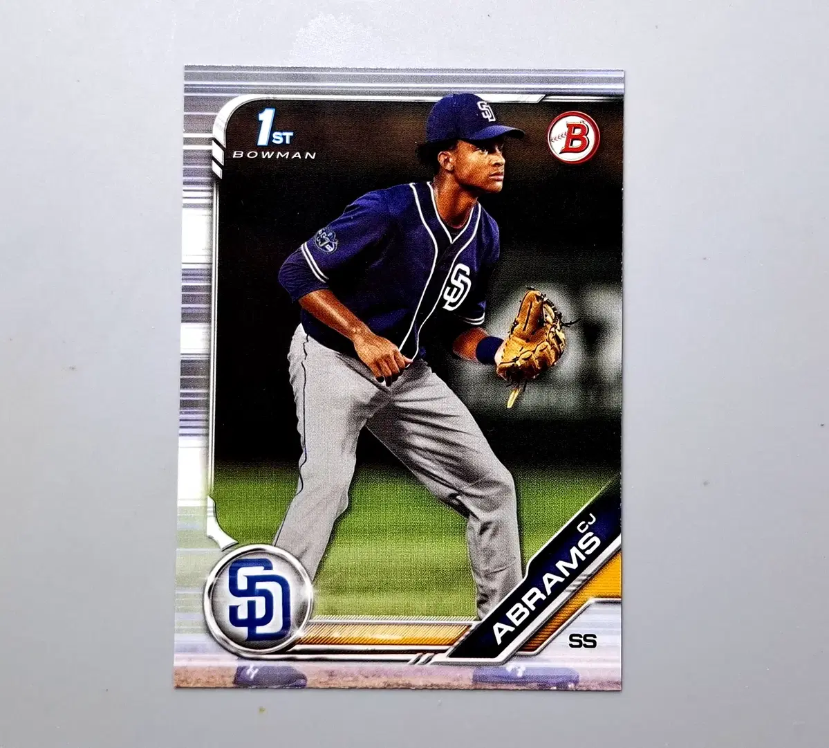 MLB CJ에이브람스 퍼스트 커리어 첫 발행카드 2019 보우먼