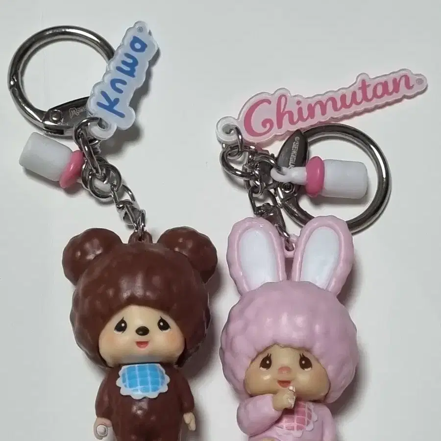몬치치 프렌즈 키링 쿠마, 치무탄 키링 2개 일괄