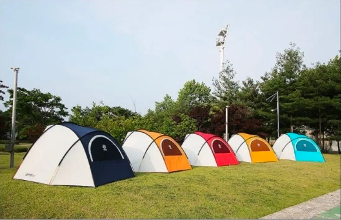 위오 피크닉 쉘터 네이비 새제품