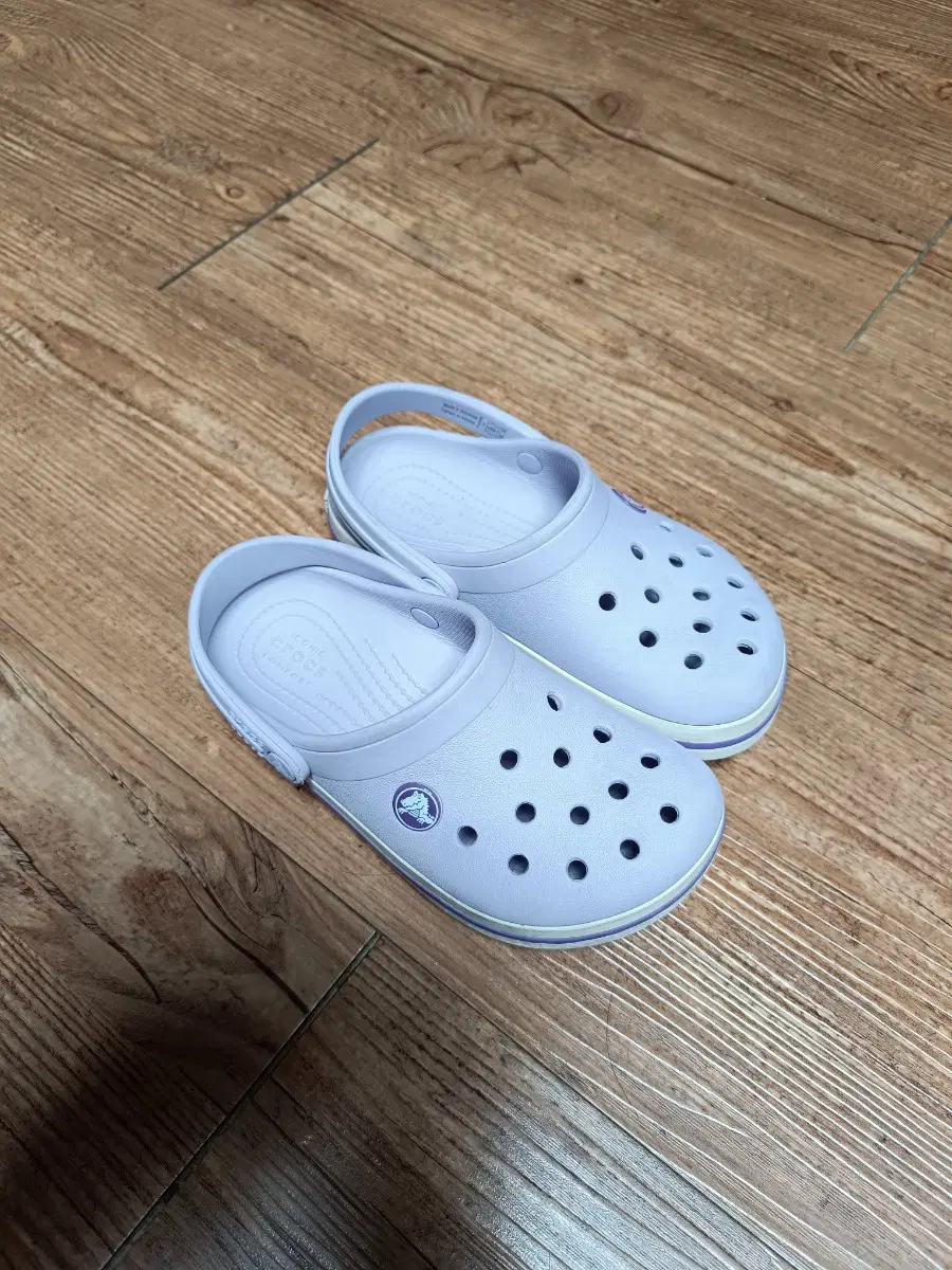 크록스 클래식 라벤더 샌들 연보라 c12