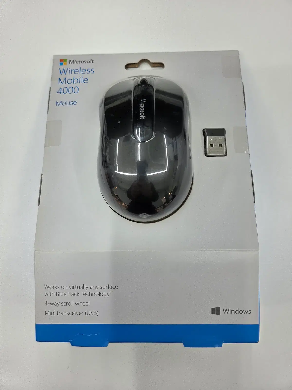 마이크로소프트 Wireless Mobile Mouse 4000 무선 마우스 새제품팝니다.