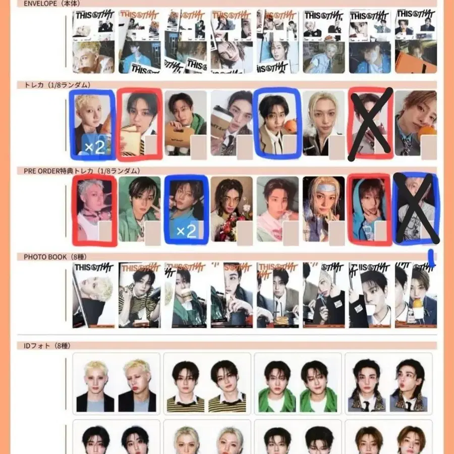 스키즈 디스 앤 댓 this&that 포토카드 교환 구해요