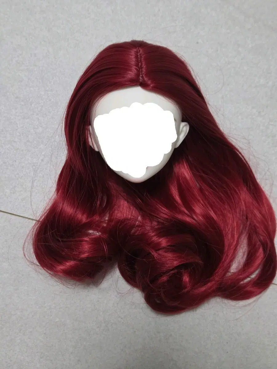 구체관절인형 SD 루츠 8~9인치 가발 벨벳 레드