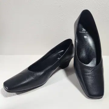 서세스 워크 와코루 펌프스 천연 가죽 블랙 관혼상제 비즈니스 24cm