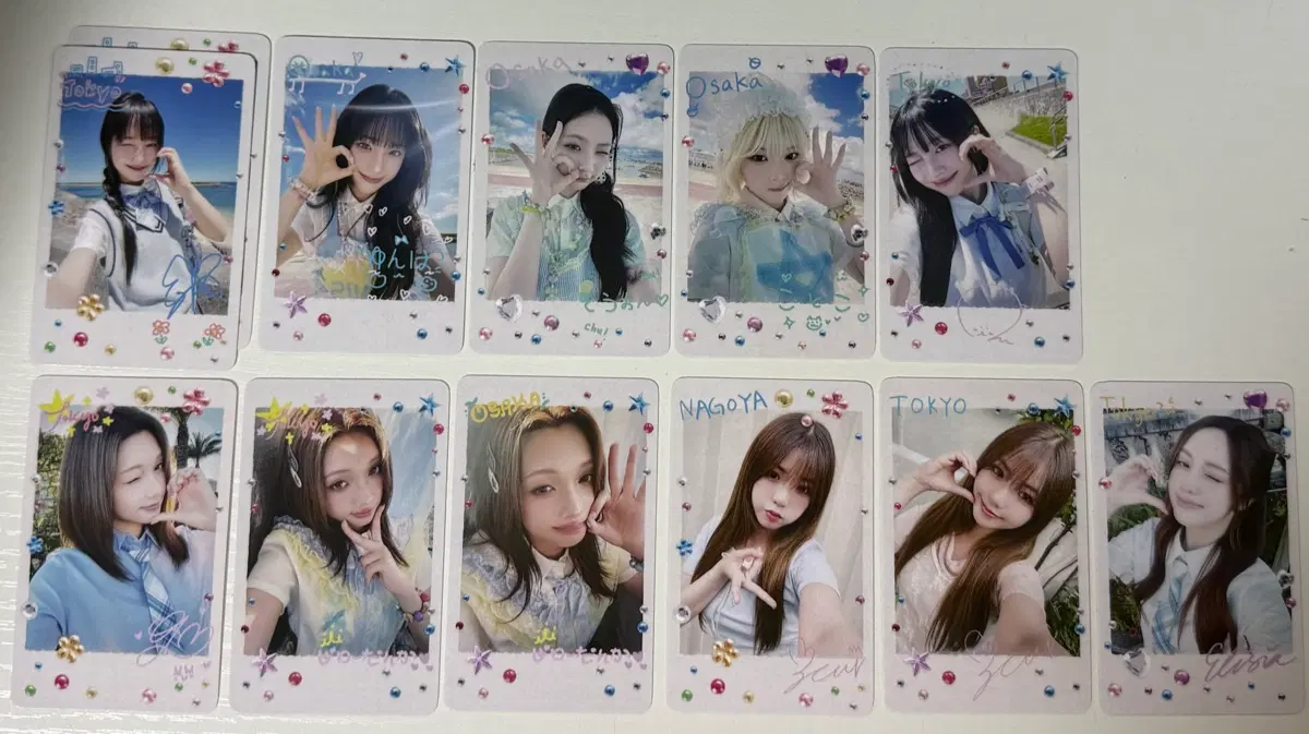 유니스 일본릴리즈 지역별 특전 포카 판매합니다