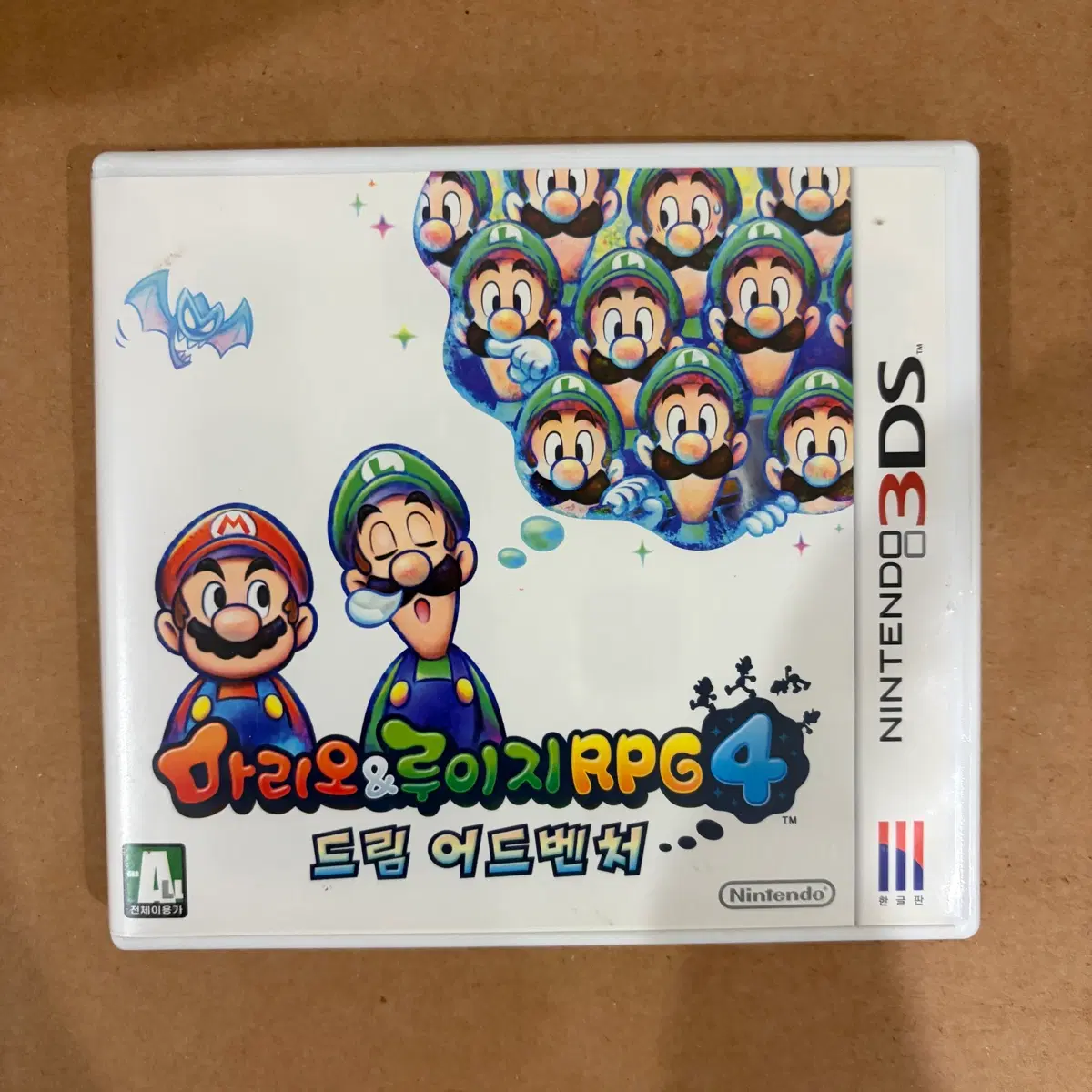 닌텐도 3DS 마리오 루이지 RPG4 드림 어드벤처 곽팩