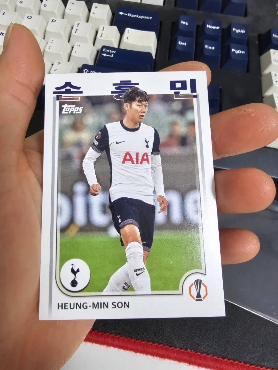 스포츠카드 topps 탑스 손흥민 프로모 카드