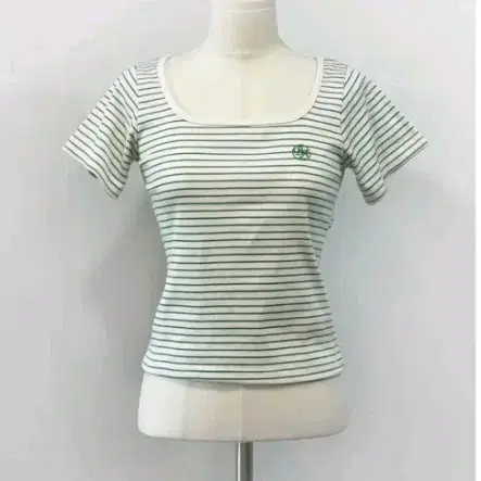 스프라이트 단가라 반팔 티셔츠새거