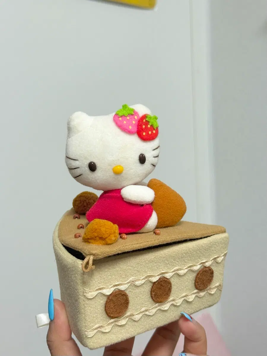 고전 산리오 헬로키티 빈티지 초레어 초콜릿 쇼트케이크 보관함