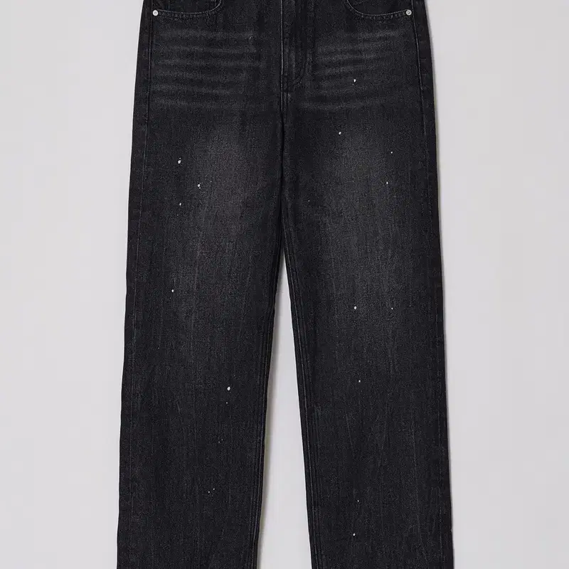 페이탈리즘 Trabus paint jeans black 데님 청바지 46