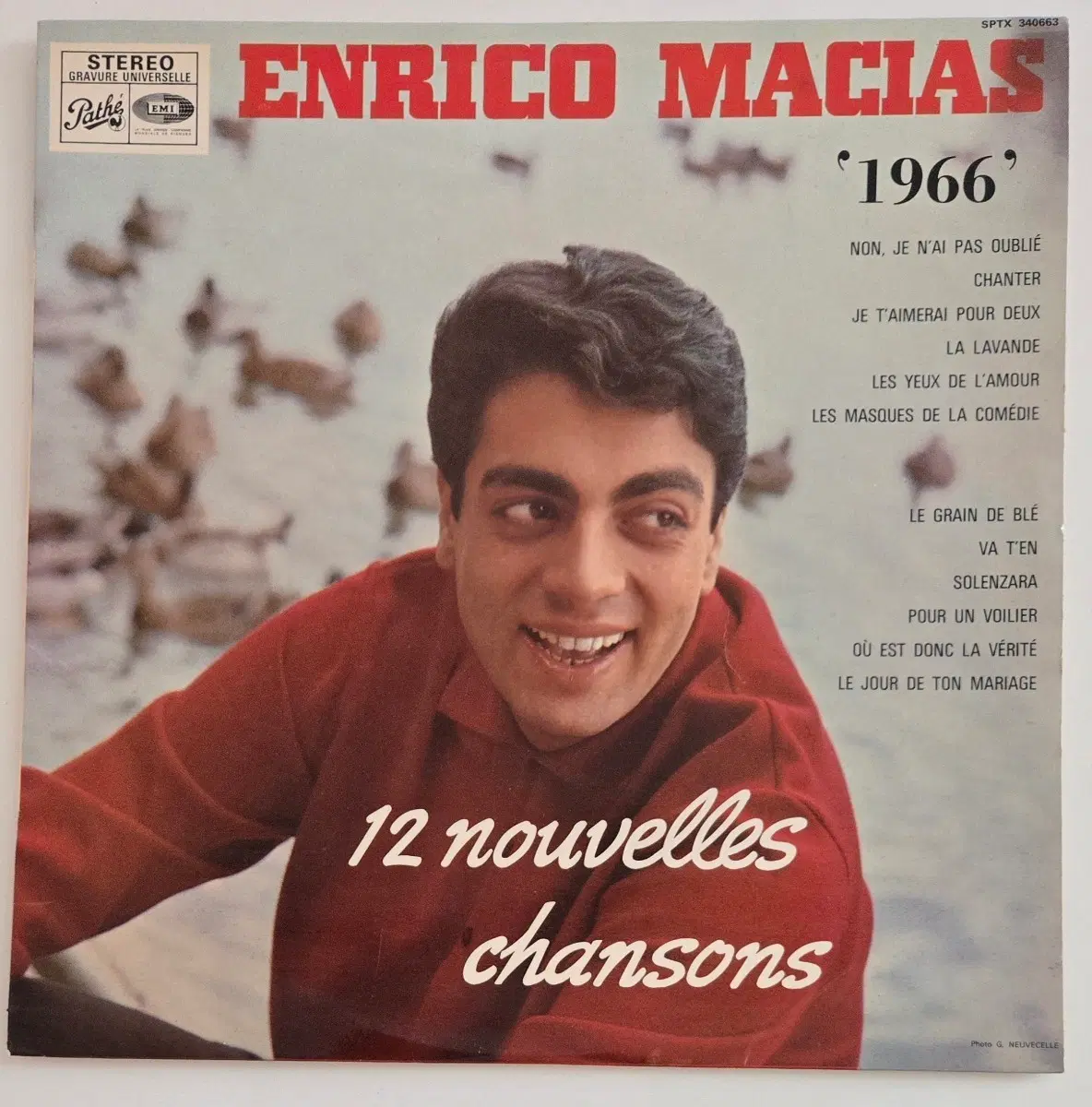 앙리코 마시아스 - 1966. 12 Nouvelles Chansons LP (Solenzara 수록, 프랑스 Pathe )
