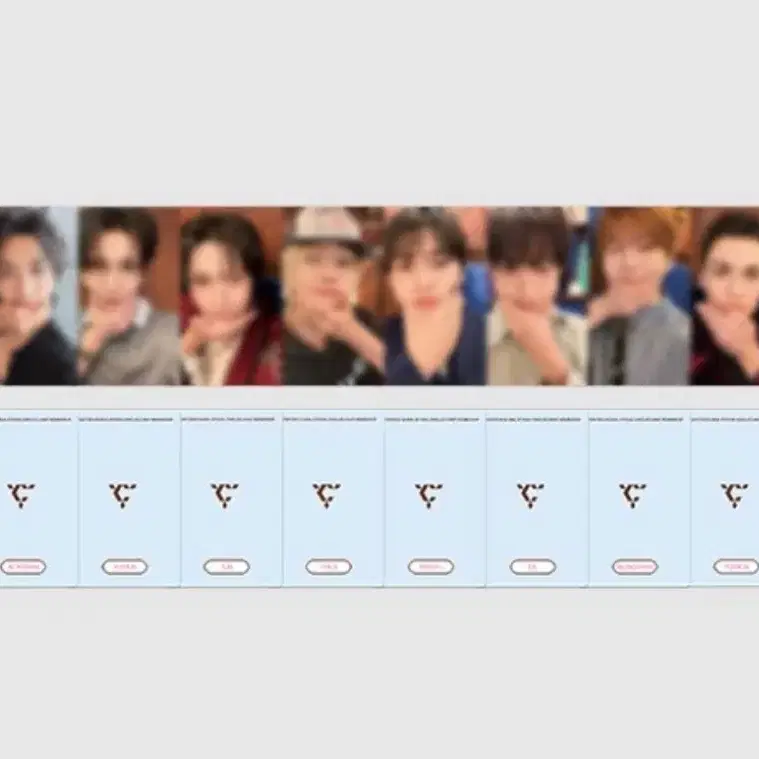 세븐틴 멤버쉽키트 포카 분철