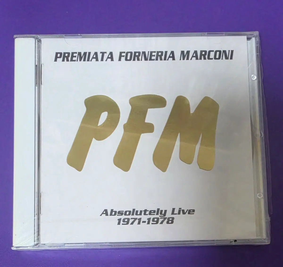 [미개봉/CD] PFM Absolutely Live 1971-1978