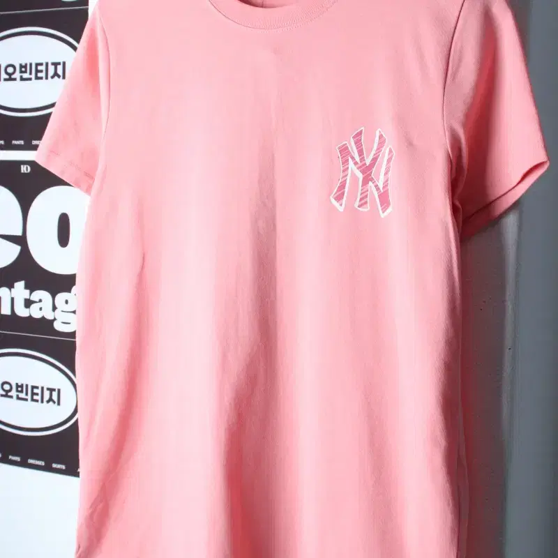 (S-M) MLB 엠엘비 반팔 티셔츠 뉴욕양키즈 빅로고-H36938
