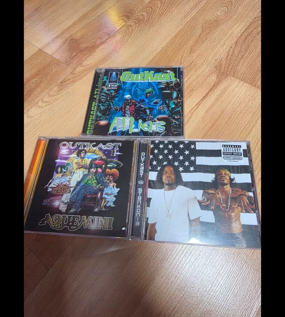 아웃캐스트 CD 3종 (ATLiens, Aquemini, Stankonia)