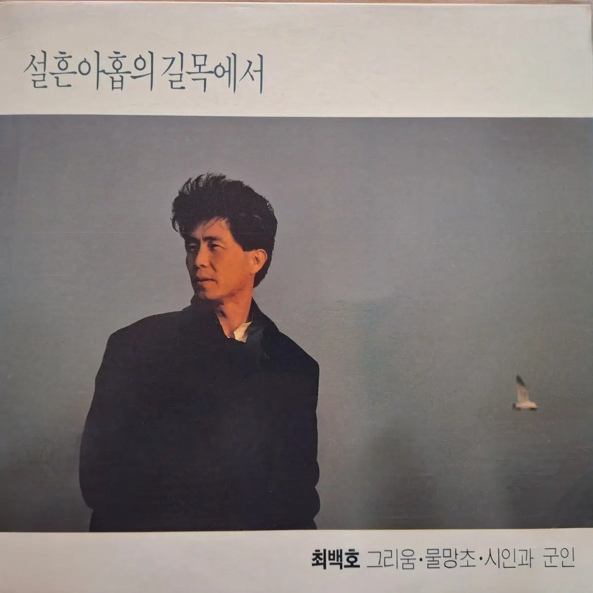 귀한음반/최백호 설흔아홉의 길목에서 LP