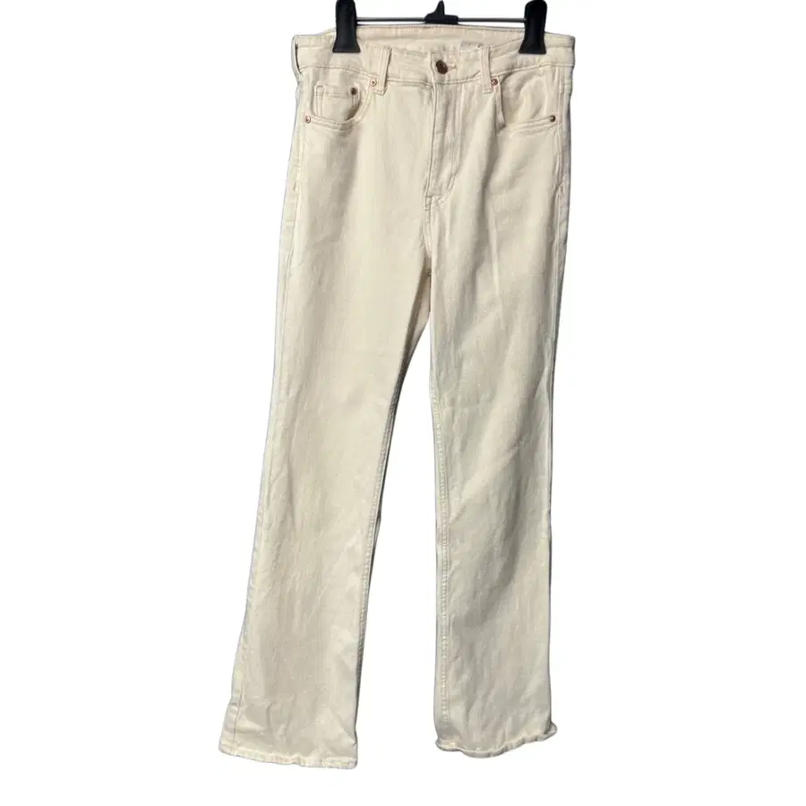 4 h&m 여성 부츠컷 크림진