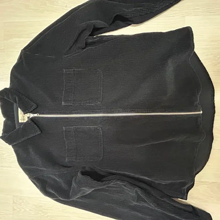 stussy 스투시 코듀로이 자켓 블랙 M
