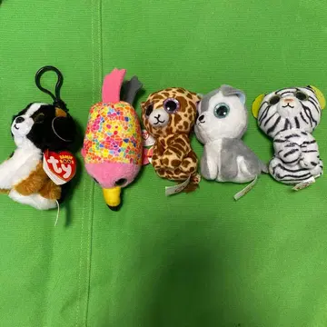 Ty Beanie Boos 강아지 봉제 인형 키링