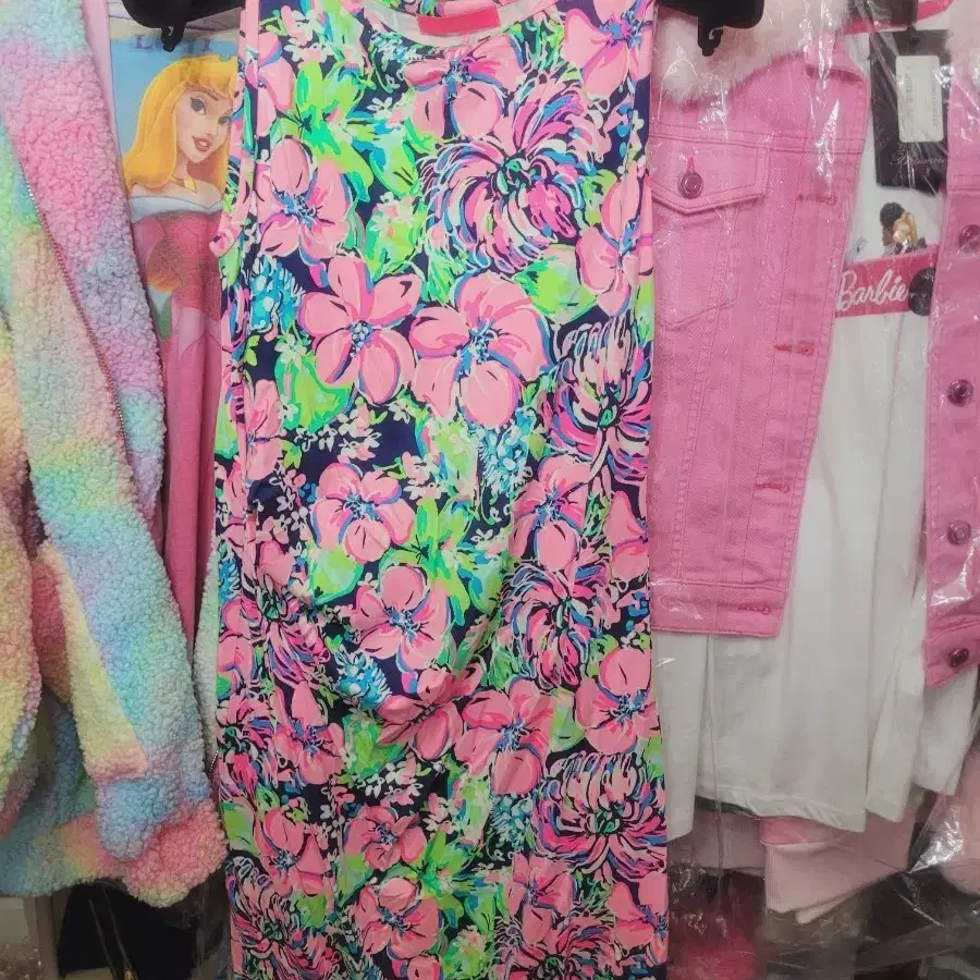 Lilly Pulitzer 원피스 플라워 패턴 핑크S새상품