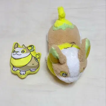 포켓몬 원숭이 연탄 봉제 인형 파우치 세트 푹신푹신!