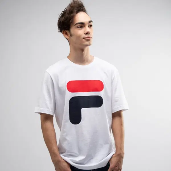 [새상품] 휠라 티셔츠 L사이즈 FLOATING F TEE-WHITE