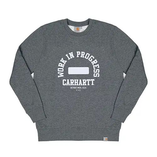 [새상품] 칼하트WIP 스웨트/니트 S사이즈 WIP 맨투맨(I020282) DARK GREY HEATHER