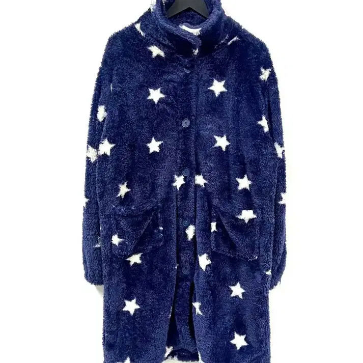 Deluxe Blanket 일본 빈티지 스타 패턴 플리스 파 롱자켓 ㅎ남녀공용 홈웨어 수면가운