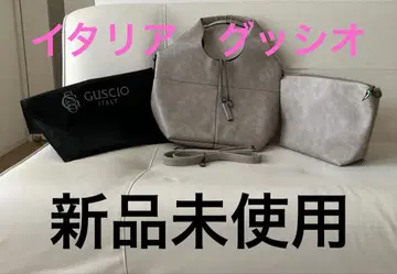 미사용 새상품 GUSCIO ITALY 숄더백 단품 사용 가능한 파우치 포함