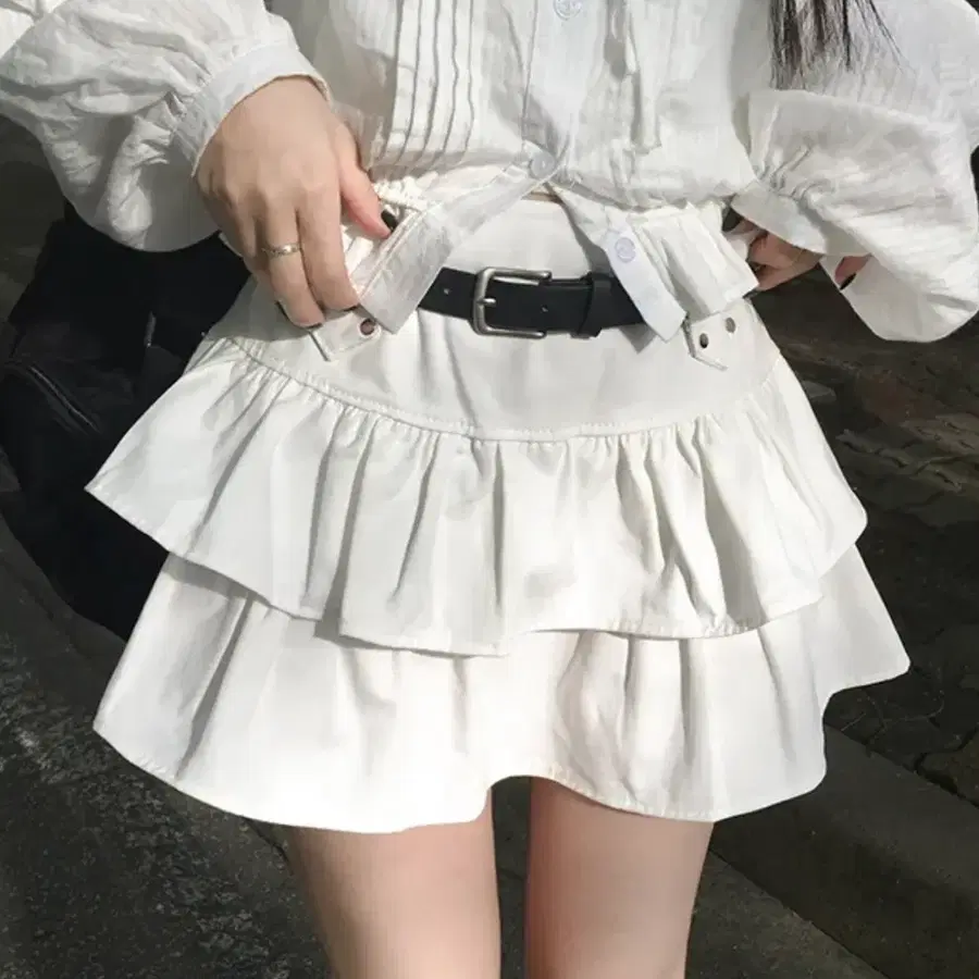 에이블리 프릴 캉캉 스커트