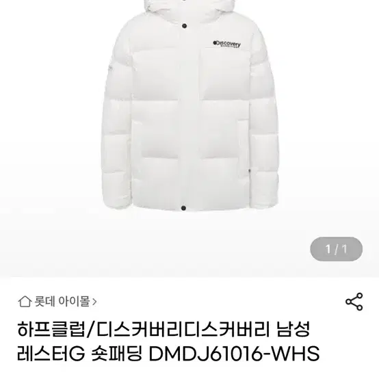 디스커버리 레스터 패딩