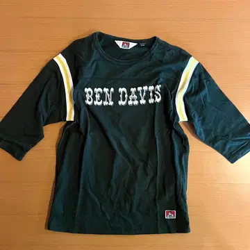 BEN DAVIS 7부 소매 T셔츠 그린 M