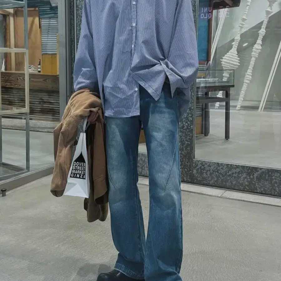 사선 절개 부츠컷 (30) 핏개지림