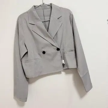 ad thie 숏 기장 테일러드 더블 자켓