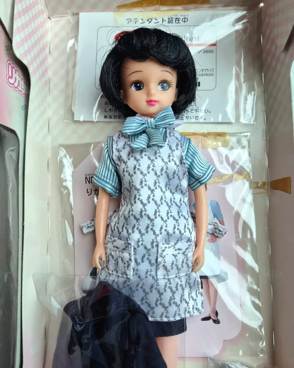 타카라 레트로 NRE 승무원 리카인형 1987 빈티지 고전인형