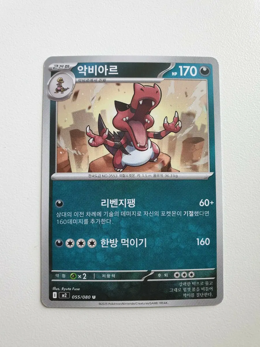 악비아르 포켓몬카드