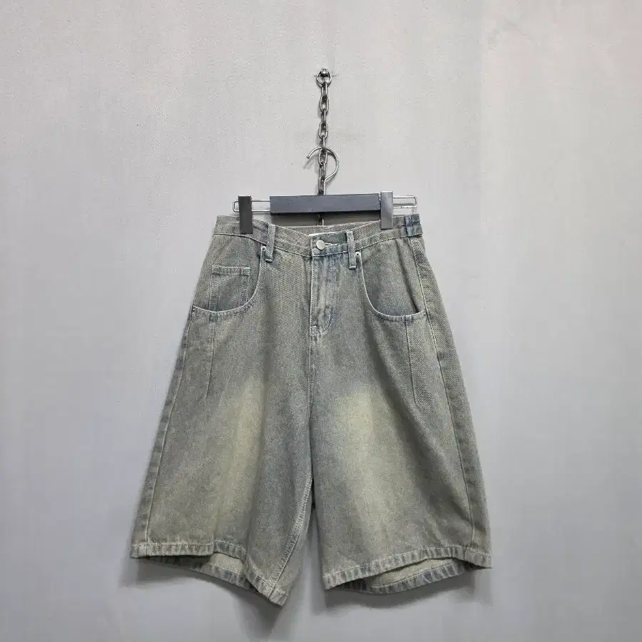 버뮤다 데님 반바지