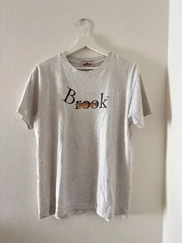 Brook 프린트T셔츠 그레이 M