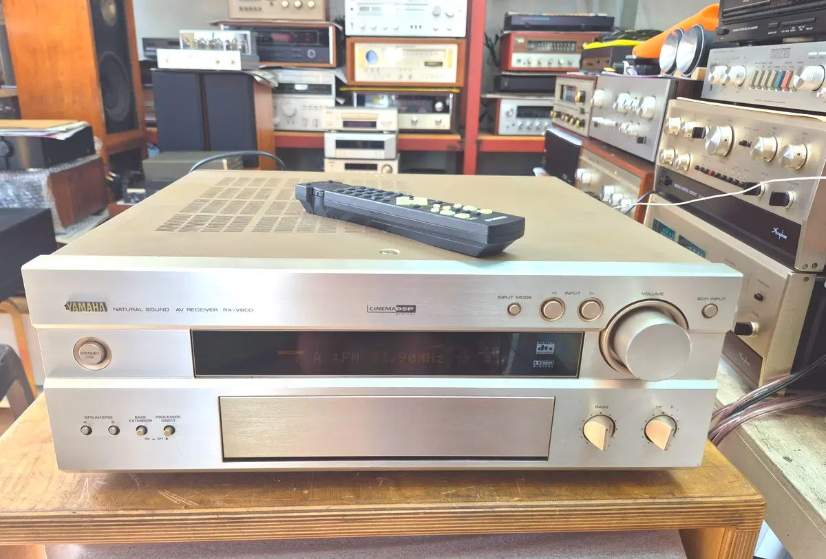 야마하 AV리시버 RX-V800 리모콘포함 리시버