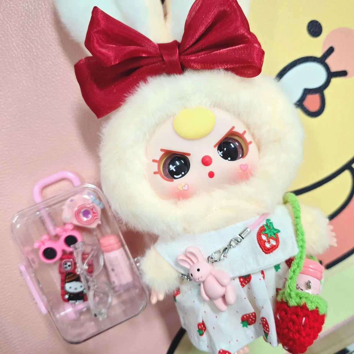 베이비쓰리 마카롱 토끼 커스텀