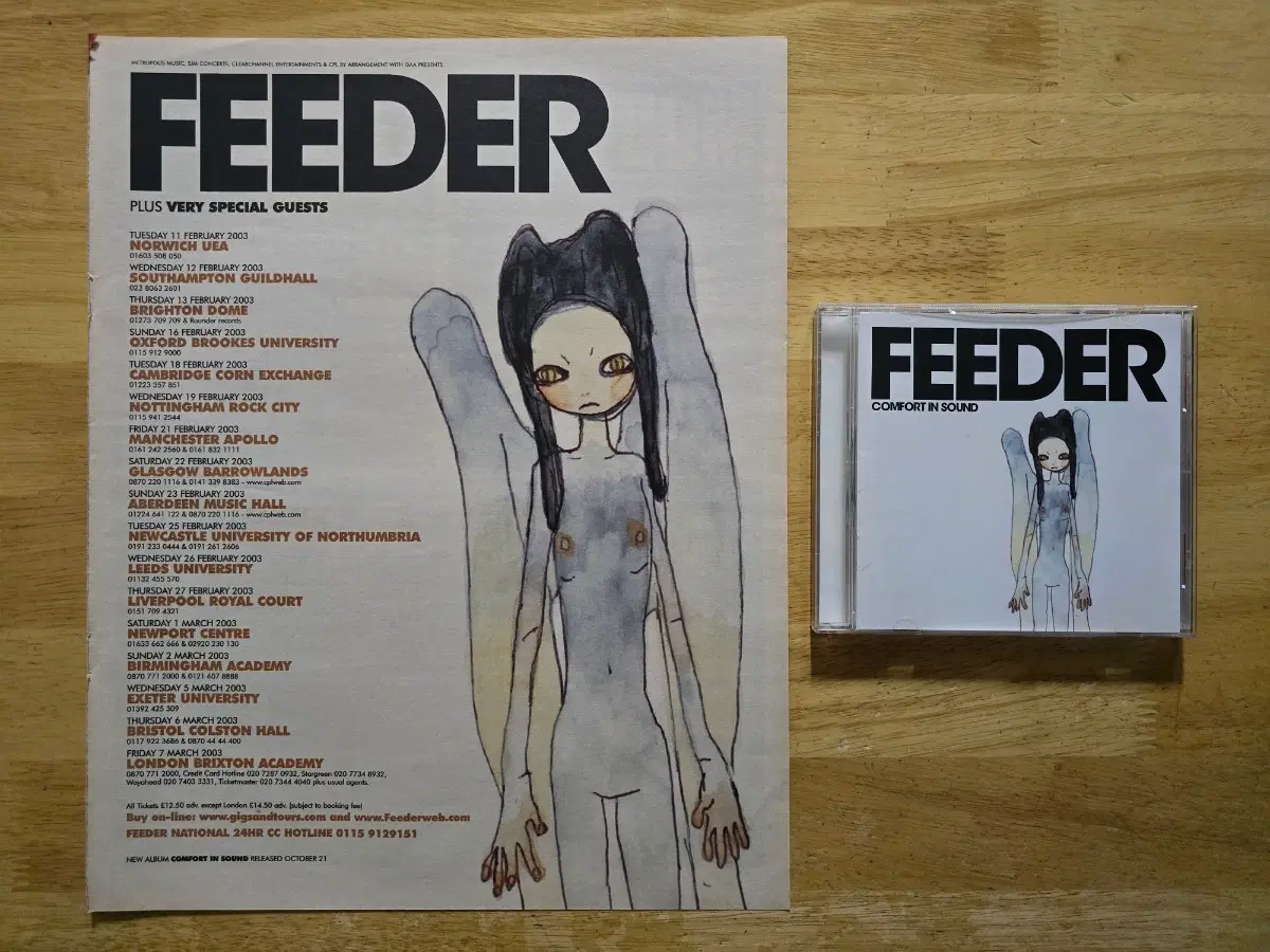 CD 음반 Feeder 피더- Comfort In Sound 영국반