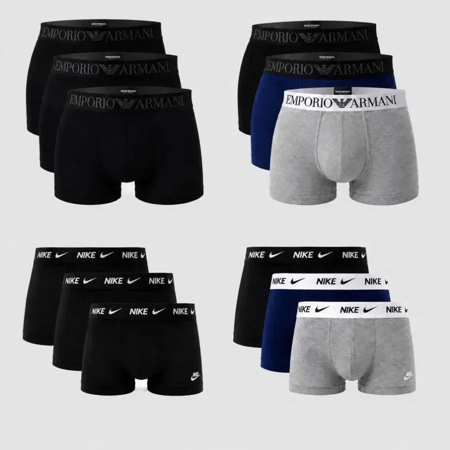 알마니 속옷 3장 1세트 나이키속옷 3장 1세트
