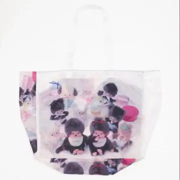 몽치치 콜라보 빅 토트백