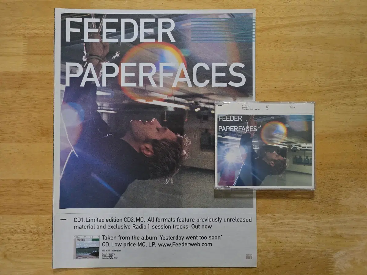 CD 음반 Feeder 피더 - Paperfaces 영국반