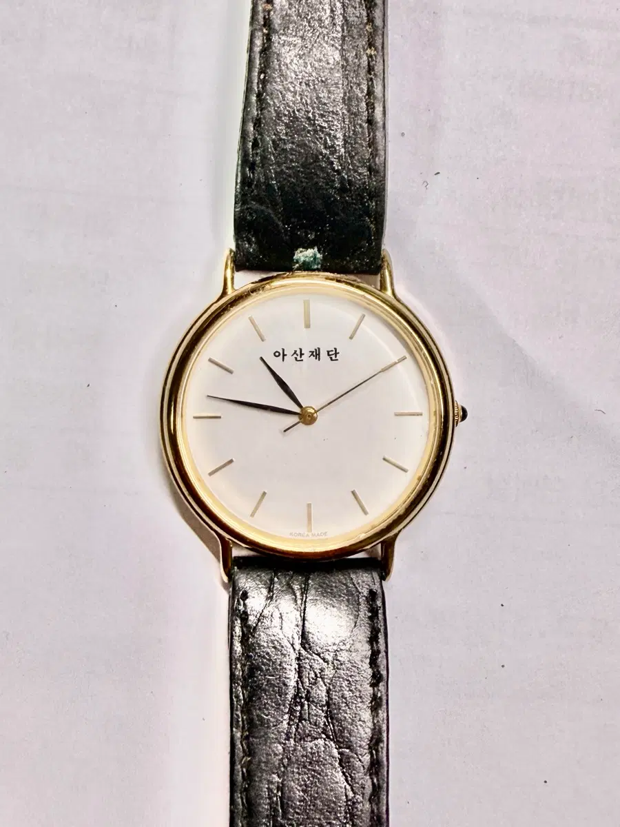 1992 아산사회복지사업재단 창립 15주년 기념 손목시계 / 아산재단 시계