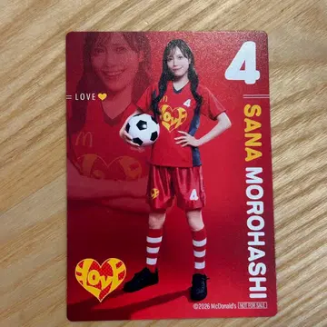 [새상품] =LOVE 이코러브 오리지널 축구 카드 모로하시 사나