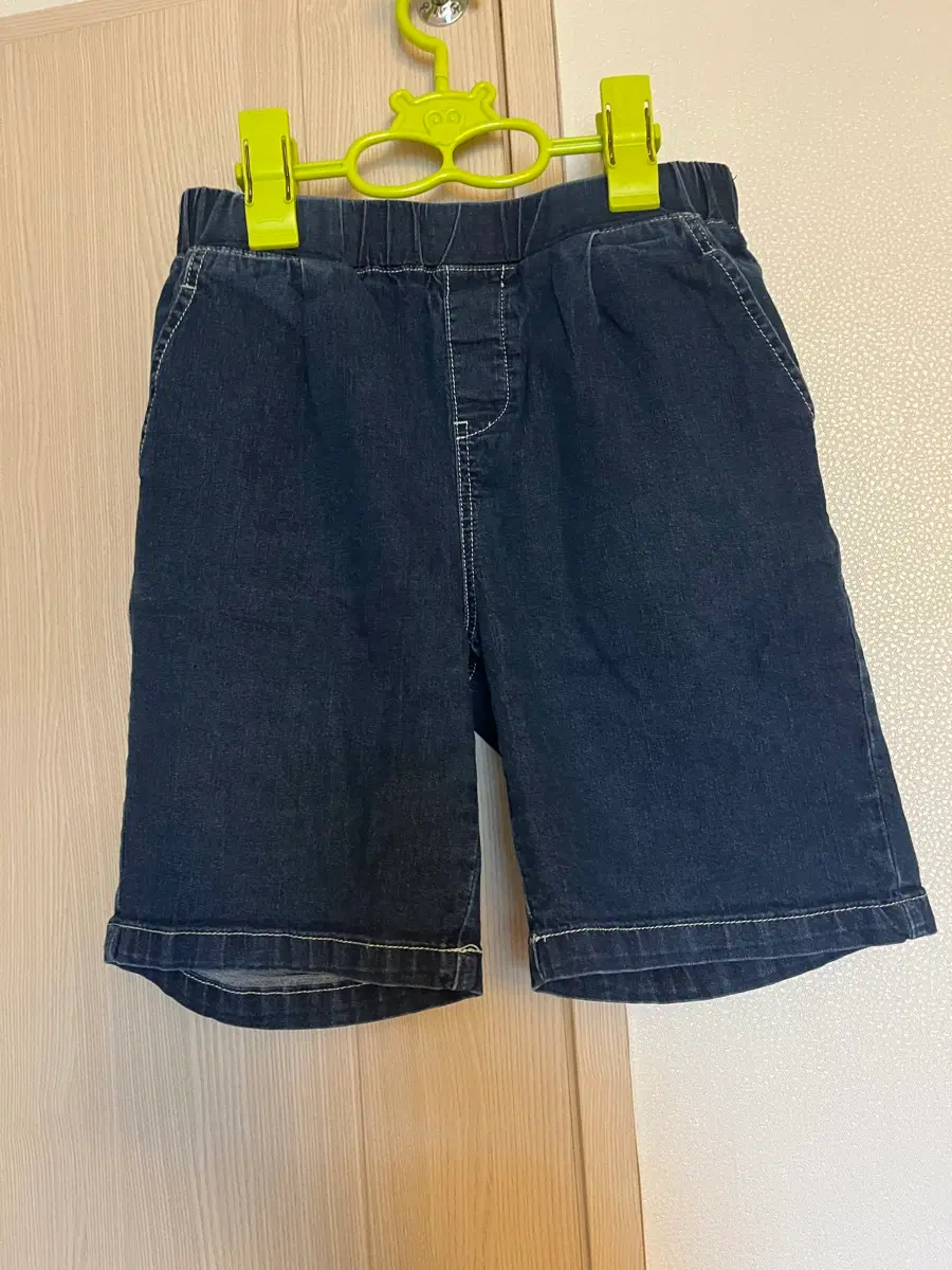 155-160 Ecolier 데님 반바지 진청반바지 (KP31)